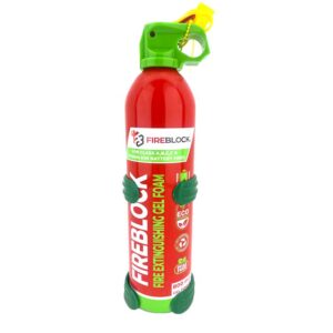 800ml Fireblock Extinguishing Gel Foam including Mounting Bracket