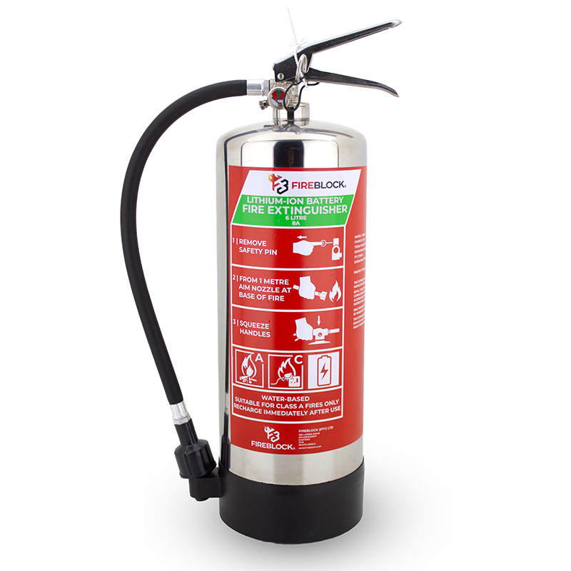 Fireblock Lithium Fire Extinguisher 6L